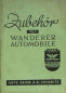 Preview: Wanderer Automobil-Zubehör 1939 Automobilkatalog (9834)